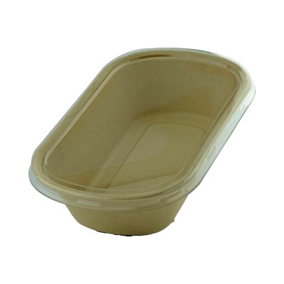 Sugarcane Unbleached Container Single Compartment