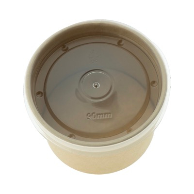 Brown Kraft Bowl with PP Lid 8oz