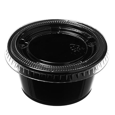 Black Portion Cup 2 oz