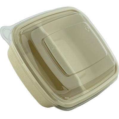 Sugarcane Rectangle Container Unbleached CR-1000
