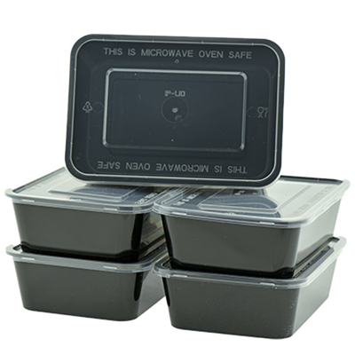 M/W HD Black Rectangle Container P650-B