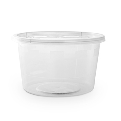 M/W Clear Round Container  PR-20
