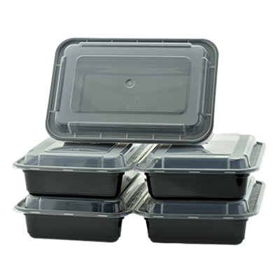 M/W HD Black Rectangle Container RE-38
