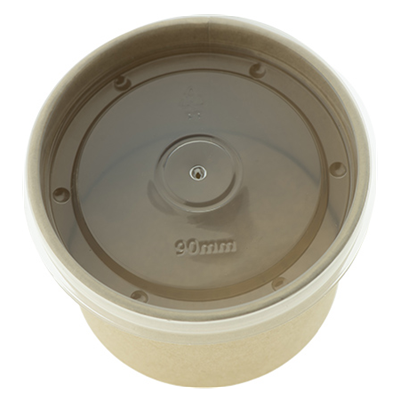 Kraft Brown Cup With PP Lid Unbleached K-8 PP